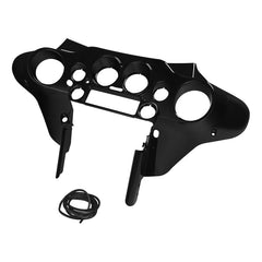 Custom Chrome Gloss Black Speedometer Cover Inner Fairing Fit For Harley Electra Glide Street Glide '96-'13