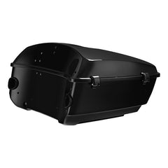 Custom Chrome 13.7" Gloss Black King Touring Trunk Fit For Harley Touring Road Street Glide'14-'24