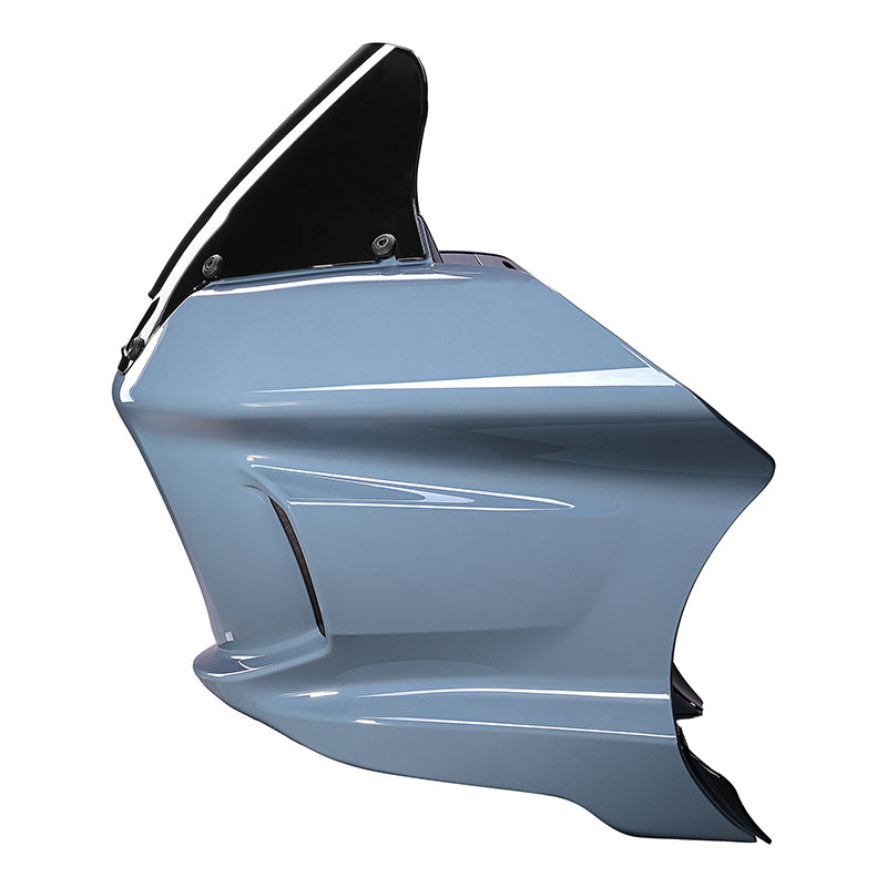 HR3 Low Rider Sharkskin Blue  Headlight Fairing & Black Windshield Fit For Harley Low Rider ST 2022-2024