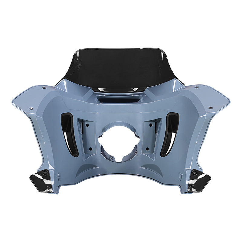HR3 Low Rider Sharkskin Blue  Headlight Fairing & Black Windshield Fit For Harley Low Rider ST 2022-2024