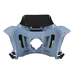 HR3 Low Rider Sharkskin Blue  Headlight Fairing & Black Windshield Fit For Harley Low Rider ST 2022-2024