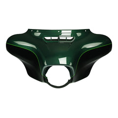 HR3 Deep Jade Pearl / Vivid Black Pearl Outer Batwing Fairing Cowl Upper 2015 ELECTRA GLIDE ULTRA LIMITED (FLHTK)