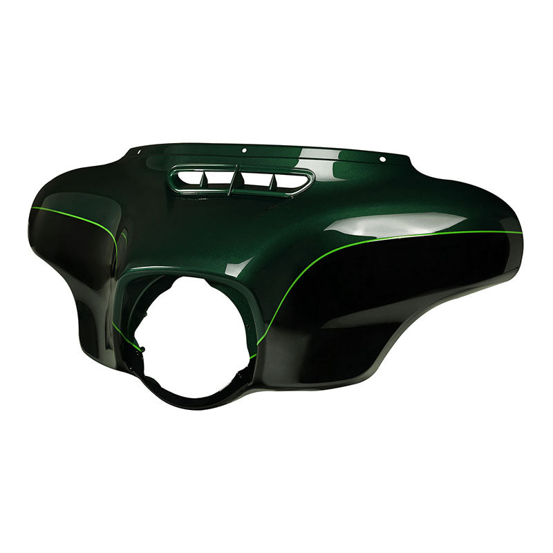 HR3 Deep Jade Pearl / Vivid Black Pearl Outer Batwing Fairing Cowl Upper 2015 ELECTRA GLIDE ULTRA LIMITED (FLHTK)