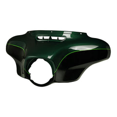HR3 Deep Jade Pearl / Vivid Black Pearl Outer Batwing Fairing Cowl Upper 2015 ELECTRA GLIDE ULTRA LIMITED (FLHTK)