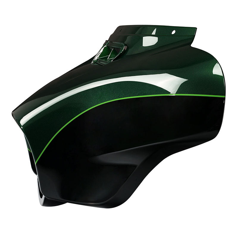 HR3 Deep Jade Pearl / Vivid Black Pearl Outer Batwing Fairing Cowl Upper 2015 ELECTRA GLIDE ULTRA LIMITED (FLHTK)