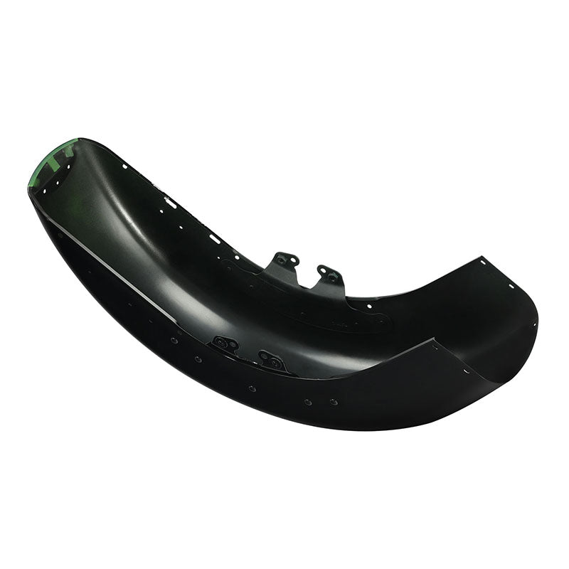 HR3 Deep Jade Pearl / Vivid Black Motorcycle 18" Front Mudguard Fender(can be installed with lighting) For Harley Touring Electra Glide Ultra Limited Tri Glide 14-23