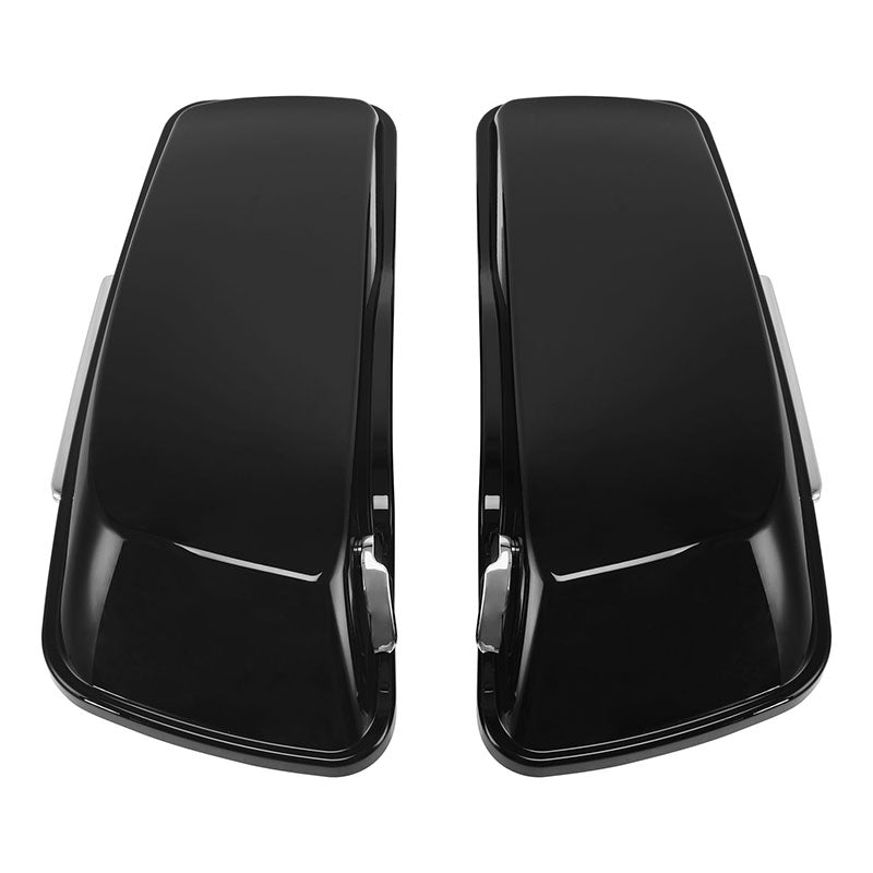 HR3 Vivid Black 5" Stretched Extended Saddlebags For Harley Touring 2014-2023