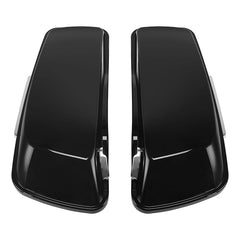 HR3 Vivid Black 5" Stretched Extended Saddlebags For Harley Touring 2014-2023