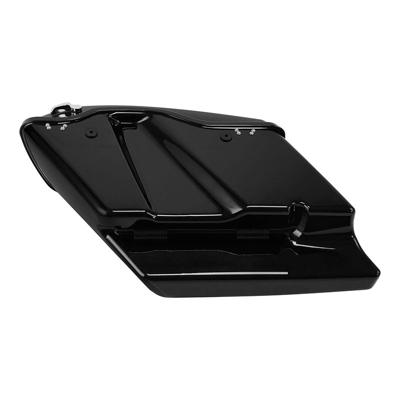HR3 Vivid Black 5" Stretched Extended Saddlebags For Harley Touring 2014-2023