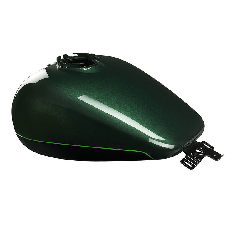 HR3 Deep Jade Pearl / Vivid Black Fuel Gas Tank For 2008-2023 Harley Touring Models
