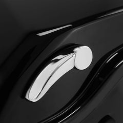 HR3 Vivid Black 5" Stretched Extended Saddlebags For Harley Touring 2014-2023