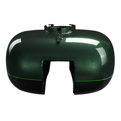HR3 Deep Jade Pearl / Vivid Black Fuel Gas Tank For 2008-2023 Harley Touring Models