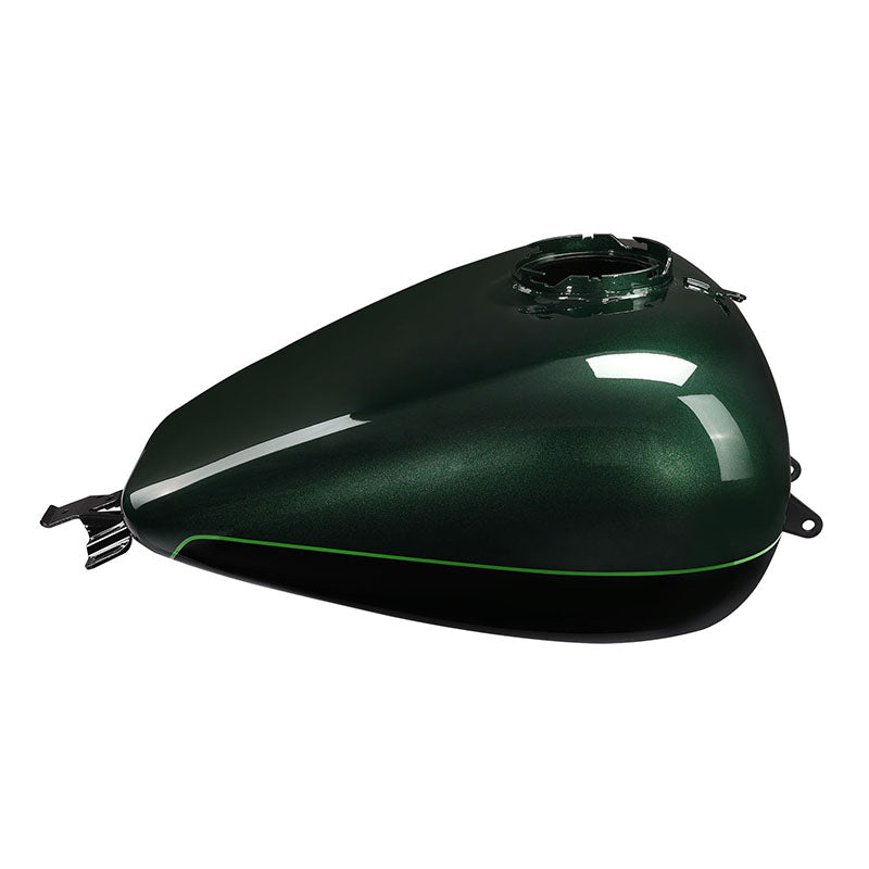 HR3 Deep Jade Pearl / Vivid Black Fuel Gas Tank For 2008-2023 Harley Touring Models