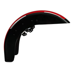 HR3 Billiard Red / Vivid Black 2021RGS Motorcycle 18" Wide Tire Front Mudguard Fender For Harley Touring Models 2014-2023