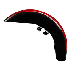 HR3 Billiard Red / Vivid Black 2021RGS Motorcycle 18" Wide Tire Front Mudguard Fender For Harley Touring Models 2014-2023