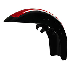 HR3 Billiard Red / Vivid Black 2021RGS Motorcycle 18" Wide Tire Front Mudguard Fender For Harley Touring Models 2014-2023