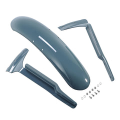 Custom Chrome Heavy-Duty Iron Front Mudguard Fender Fit for Harley Low Rider S FXLRS 2020-2026 & Low Rider ST FXLRST 2022-2026 (Sharkskin Blue)
