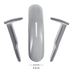 Custom Chrome Heavy-Duty Iron Front Mudguard Fender Fit for Harley Low Rider S FXLRS 2020-2026 & Low Rider ST FXLRST 2022-2026 (Billiard Gray)