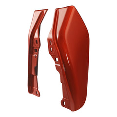 HR3 Sunset Orange / Sunset Black Fade Mid-Frame Air Deflectors For Harley Touring and Trike Models 09-24