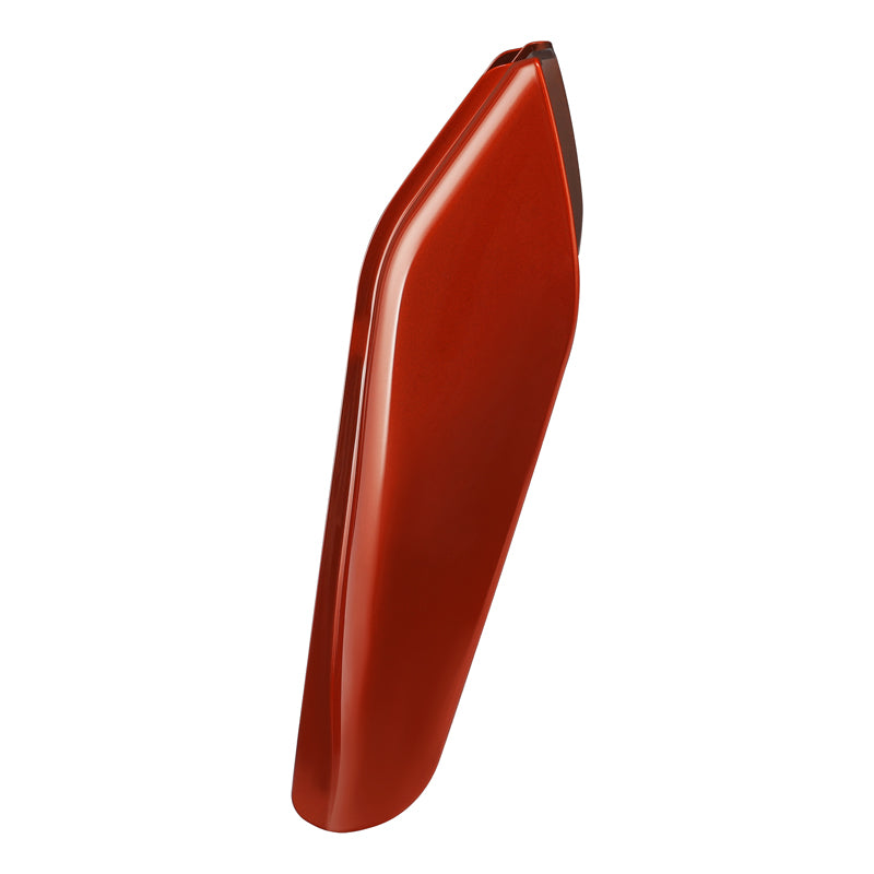 HR3 Sunset Orange / Sunset Black Fade Mid-Frame Air Deflectors For Harley Touring and Trike Models 09-24