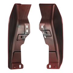 HR3 Sunset Orange / Sunset Black Fade Mid-Frame Air Deflectors For Harley Touring and Trike Models 09-24