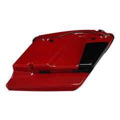 HR3 Billiard Red / Vivid Black 2021RGS 5" Stretched Extended Saddlebags with speaker lids For Harley Touring 2014-2023