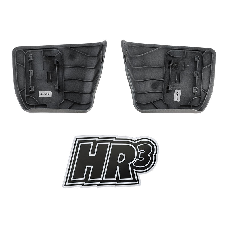 HR3 Dark Platinum Pinstripe Glove Box Doors for HD Road Glide 2024