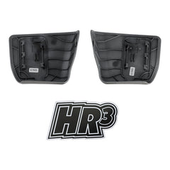 HR3 Dark Platinum Pinstripe Glove Box Doors for HD Road Glide 2024