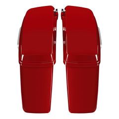 HR3 Billiard Red / Vivid Black 2021RGS Hard Saddlebags (Regular) For 14-23 Harley Touring