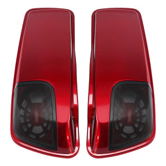 HR3 Velocity Red Sunglo 2017S CVO Saddlebag Lids With 5" x 7" Speaker Cutouts For Harley Touring Models 2014-2023