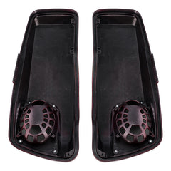 HR3 Velocity Red Sunglo 2017S CVO Saddlebag Lids With 5" x 7" Speaker Cutouts For Harley Touring Models 2014-2023