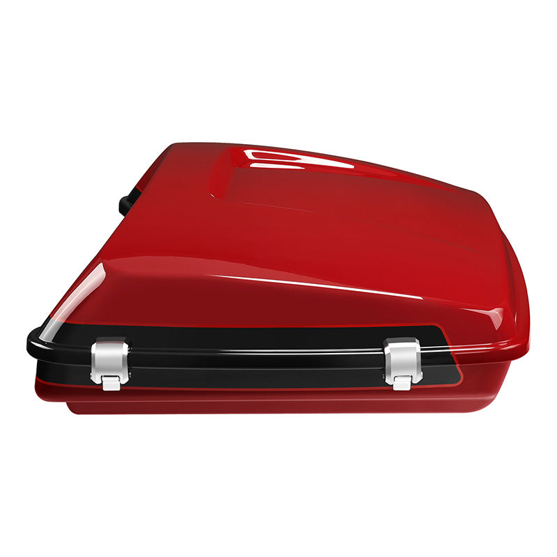HR3 Billiard Red / Vivid Black 2021RGS 5.5" Razor Style Touring Trunk Luggage For 14-24 Touring