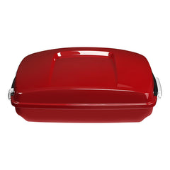 HR3 Billiard Red / Vivid Black 2021RGS 5.5" Razor Style Touring Trunk Luggage For 14-24 Touring