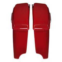 HR3 Billiard Red / Vivid Black 2021RGS CVO Stretched Saddlebags For 14-23 Harley Touring