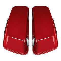 HR3 Billiard Red / Vivid Black 2021RGS CVO Stretched Saddlebags For 14-23 Harley Touring