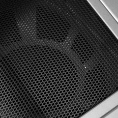 HR3 Dark Platinum Pinstripe Regular Saddlebags with 6*9" Speaker Cutouts for 2023+ HD Touring