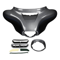 HR3 Gauntlet Gray Metallic / Vivid Black 2021SGS Outer Batwing Fairing Cowl Upper 2021 STREET GLIDE SPECIAL( FLHXS )