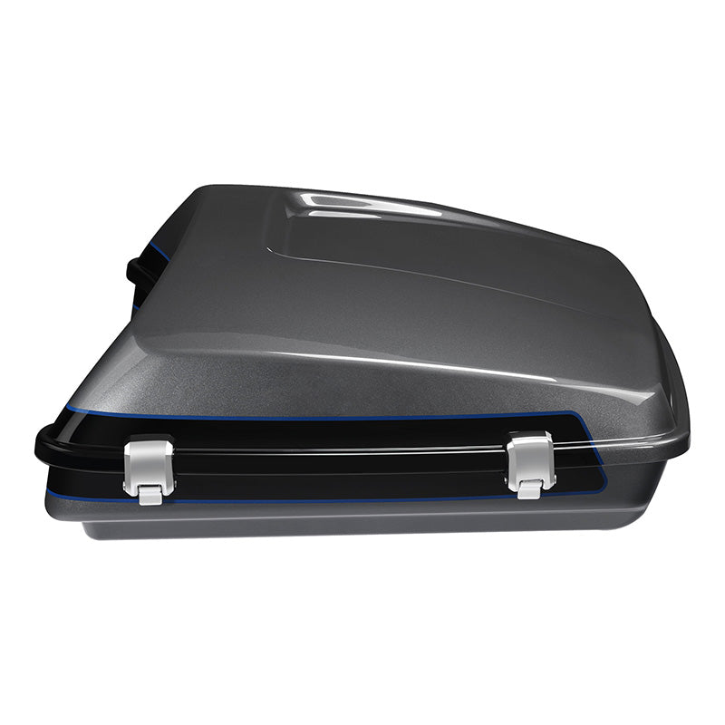 HR3 Gauntlet Gray Metallic / Vivid Black 2021SGS 5.5" Tour Packk Touring Trunk Luggage For 14-24 Touring