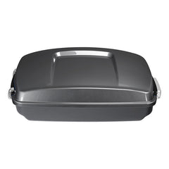HR3 Gauntlet Gray Metallic / Vivid Black 2021SGS 5.5" Tour Packk Touring Trunk Luggage For 14-24 Touring