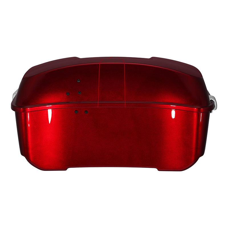 HR3 Velocity Red Sunglo 2017S 13.7" King Size Touring Trunk Luggage For 14-24 Harley Touring