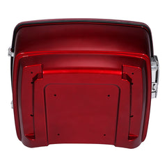 HR3 Velocity Red Sunglo 2017S 13.7" King Size Touring Trunk Luggage For 14-24 Harley Touring