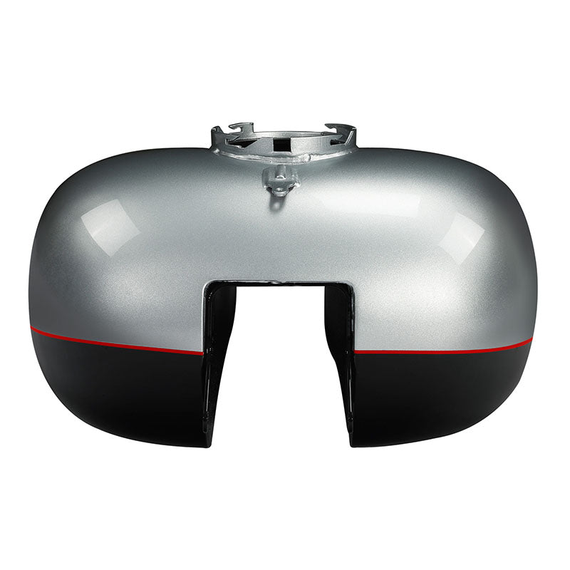 HR3 Brilliant Silver Pearl /Vivid Black Fuel Gas Tank For 2008-2023 Harley Touring Models