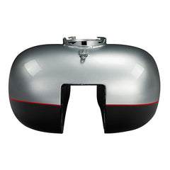 HR3 Brilliant Silver Pearl /Vivid Black Fuel Gas Tank For 2008-2023 Harley Touring Models