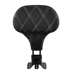 C.C. RIDER Rider Backrest 2 Up Seat Driver Backrest Pad For Harley Touring CVO Street Glide Road Glide Electra Glide Road King, 1988-2025