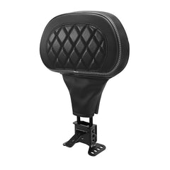 C.C. RIDER Rider Backrest 2 Up Seat Driver Backrest Pad For Harley Touring CVO Street Glide Road Glide Electra Glide Road King, 1988-2025