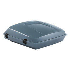 HR3 Sharkskin Blue Firestorm 5.5" Razor Style Touring Trunk Luggage For 14-24 Touring