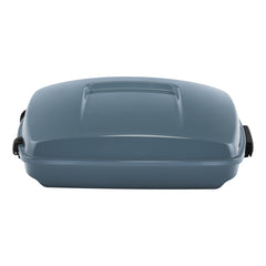 HR3 Sharkskin Blue Firestorm 5.5" Razor Style Touring Trunk Luggage For 14-24 Touring