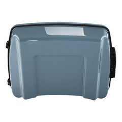 HR3 Sharkskin Blue Firestorm 5.5" Razor Style Touring Trunk Luggage For 14-24 Touring