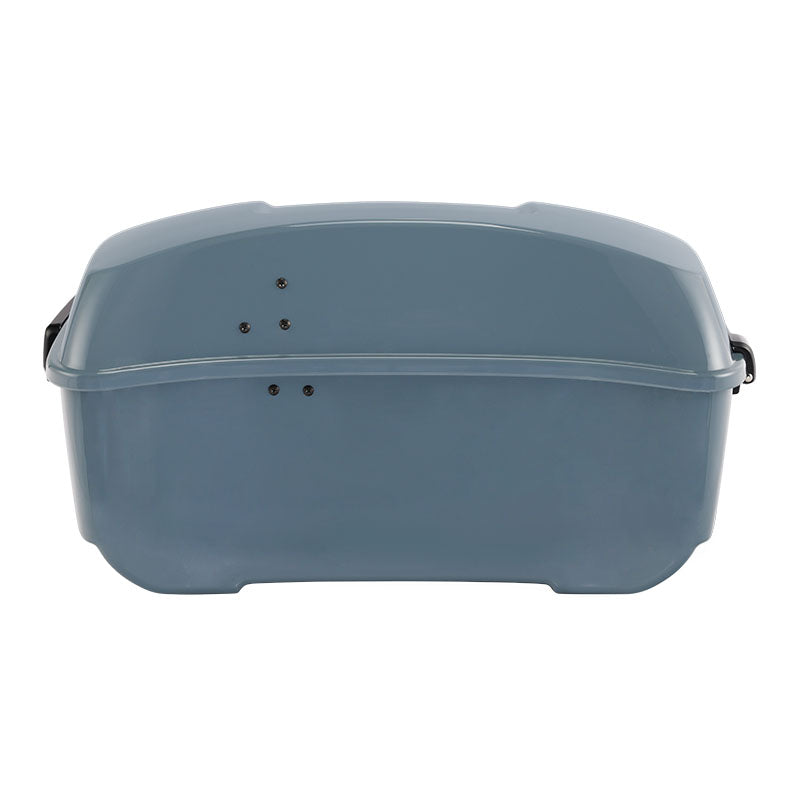 HR3 Sharkskin Blue Firestorm King Size Touring Trunk Luggage For 14-24 Harley Touring