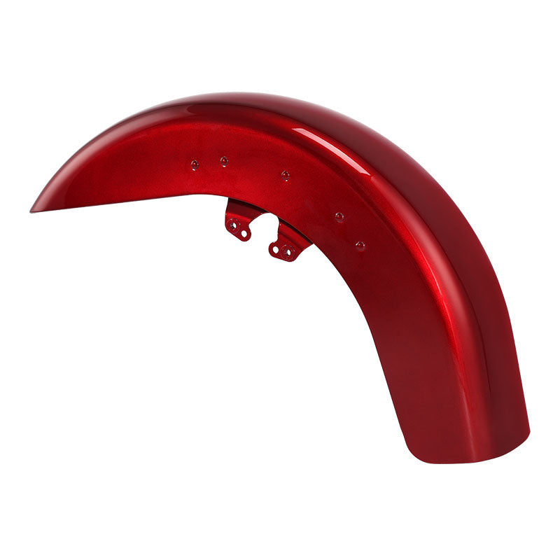 HR3 Velocity Red Sunglo 2016S Motorcycle 18" Wide Tire Front Mudguard Fender For Harley Touring Models 2014-2023